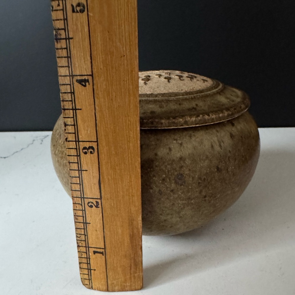 Rustic Landscape Ceramic Lidded Art Piece - Picture 6 of 6